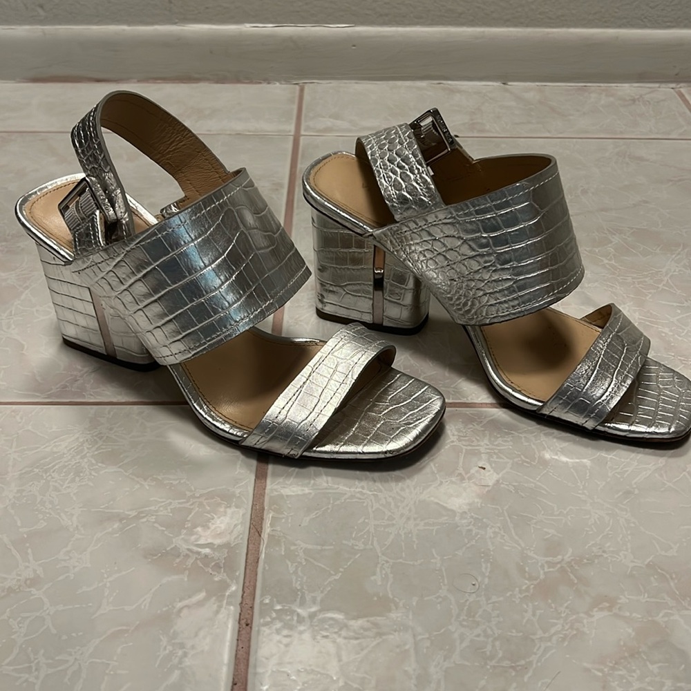 Via Spiga silver sandals